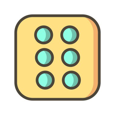 İllüstrasyon Dice Altı Simgesi