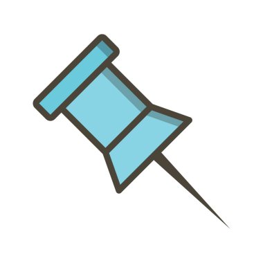 İllüstrasyon Bildirimi Pin Simgesi