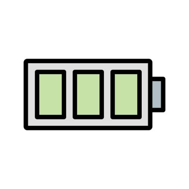 İllüstrasyon Tam Pil Simgesi