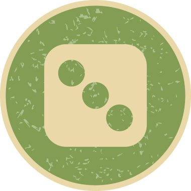 İllüstrasyon Zar Üç Simge