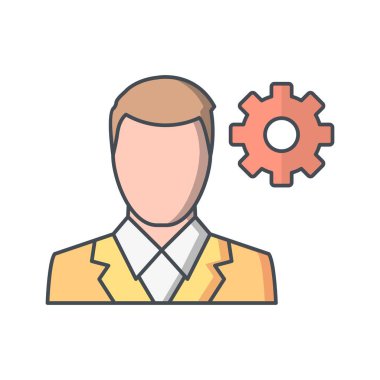 İllüstrasyon Kullanıcı Yönetimi Simgesi