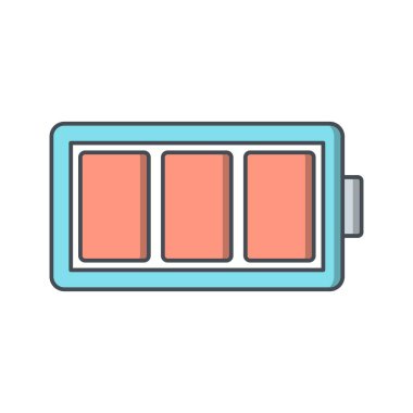 İllüstrasyon Tam Pil Simgesi