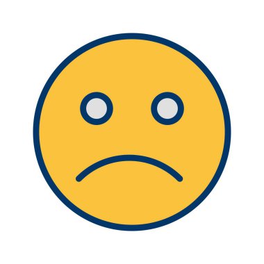 İllüstrasyon Üzgün İfade Simgesi