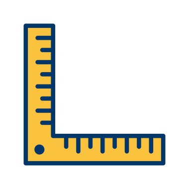 İllüstrasyon Açısı Cetveli Simgesi