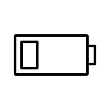 İllüstrasyon Düşük Pil Simgesi