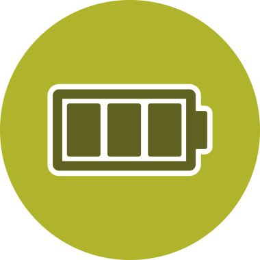 İllüstrasyon Tam Pil Simgesi