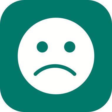 İllüstrasyon Üzgün İfade Simgesi