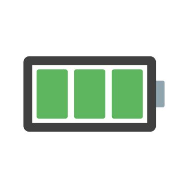 İllüstrasyon Tam Pil Simgesi