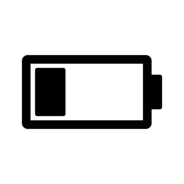 İllüstrasyon Düşük Pil Simgesi