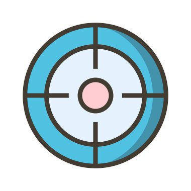 vektör hedef simgesini