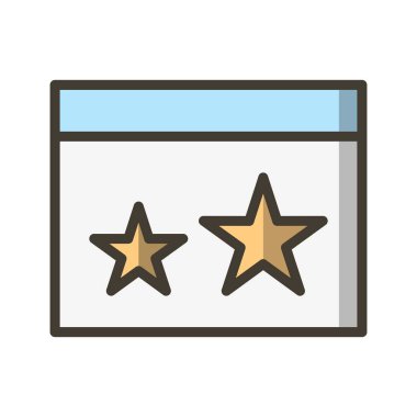 Vektör Yıldızlı Simge