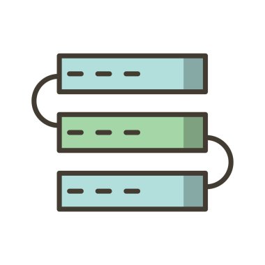 Vektör Sunucular Simgesi