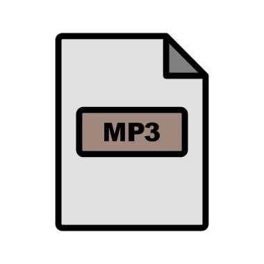 İllüstrasyon Mp3 Simgesi