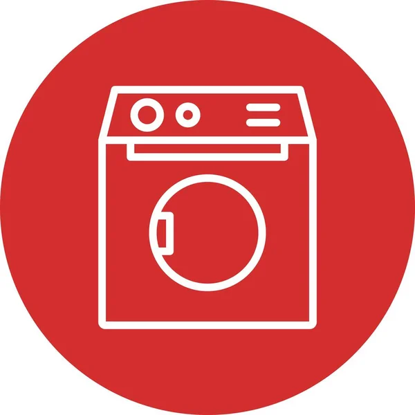 Illustration  Washing Machine  Icon — Stock Photo, Image