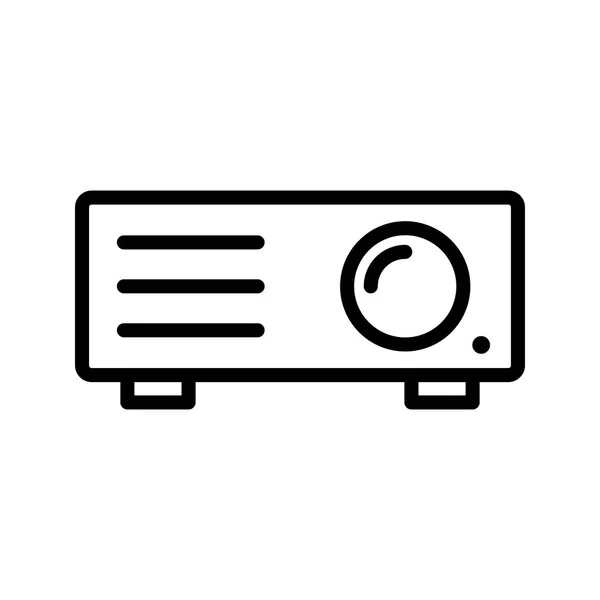 Illustratie projector pictogram — Stockfoto