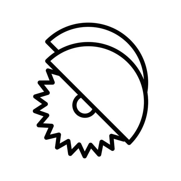 Illustration Kreissäge-Symbol — Stockfoto