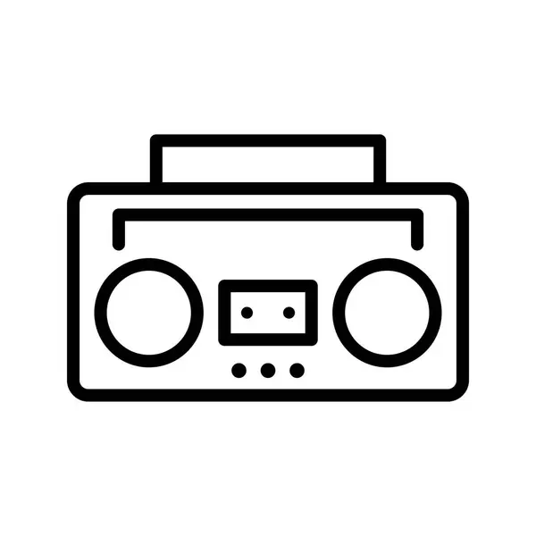 Illustration Audio Tape  Icon — Stock Photo, Image