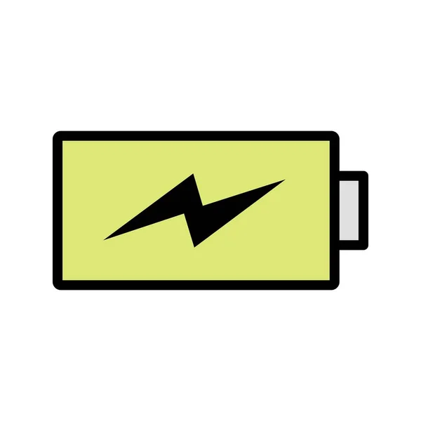 Иллюстрационный значок батареи зарядки — стоковое фото