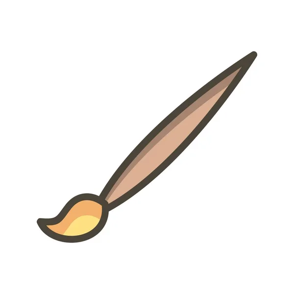 Illustration Drawing Brush  Icon — Stock Photo, Image