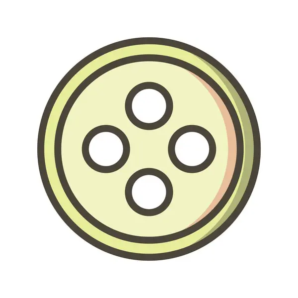 Icono de botón de ilustración — Foto de Stock