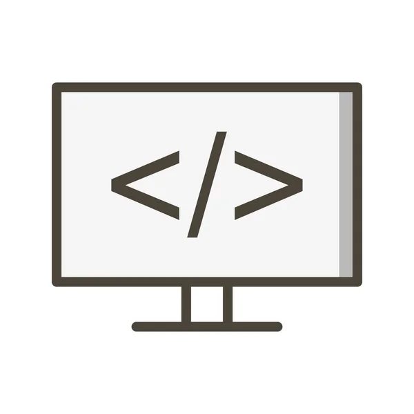 Икона программирования — стоковое фото