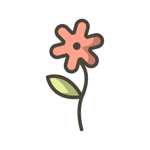 Illustratie bloem pictogram — Stockfoto