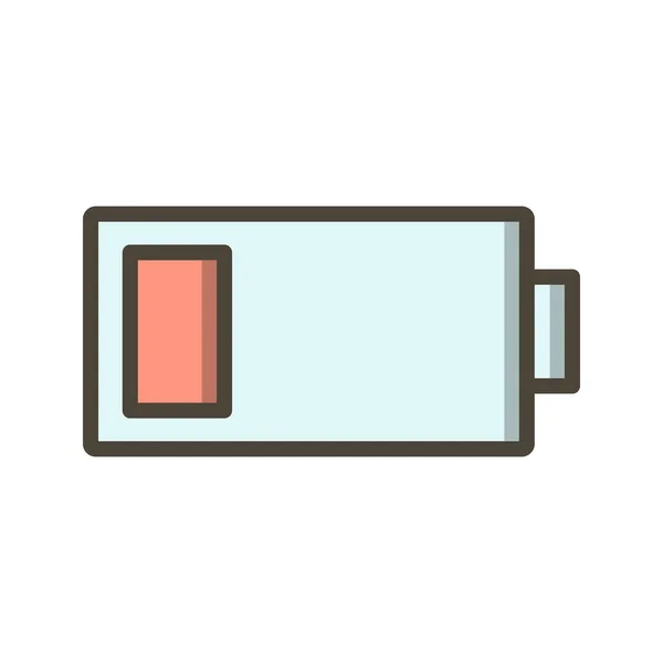 Abbildung niedrige Batterie-Symbol — Stockfoto