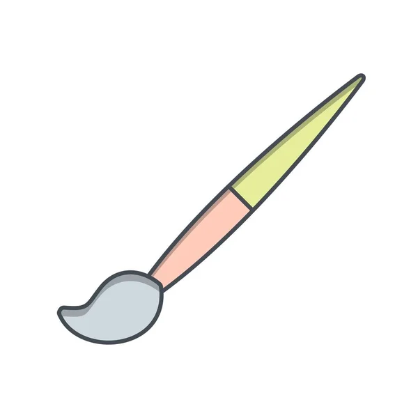Illustration Drawing Brush  Icon — Stock Photo, Image