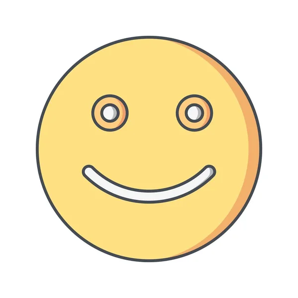 Ilustracja szczęśliwy emotikon ikona — Zdjęcie stockowe