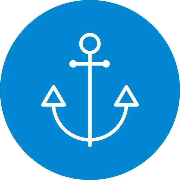 Illustration Anchor Icon — Stock Photo, Image