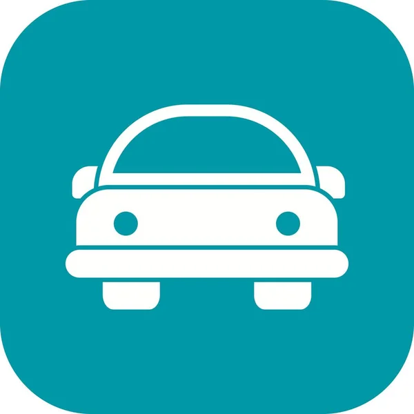 Illustratie cartoon auto pictogram — Stockfoto