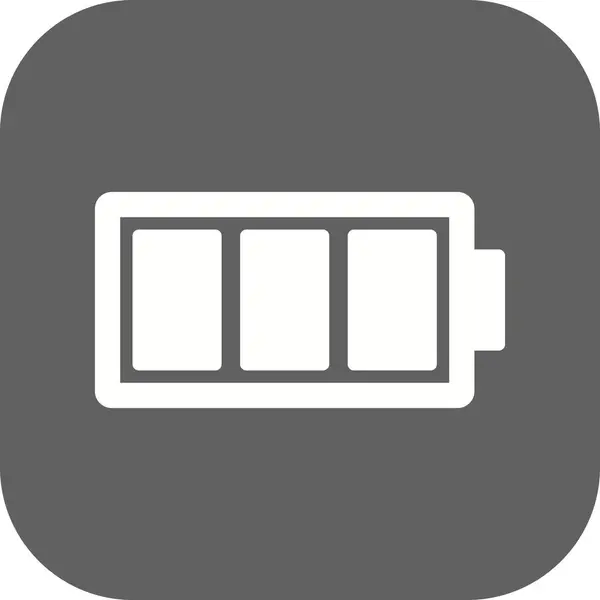 Illustration Full Battery Icon — Stock Photo, Image