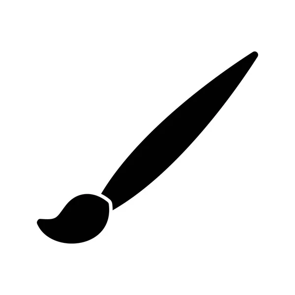 Ícone da escova de desenho da ilustração — Fotografia de Stock