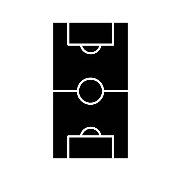 Illustratie voetbalveld pictogram — Stockfoto