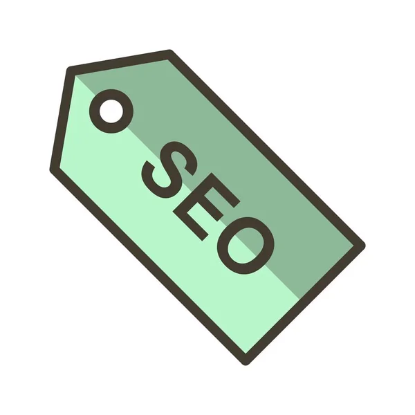 Vector SEO Tag Icon — Stock Photo, Image