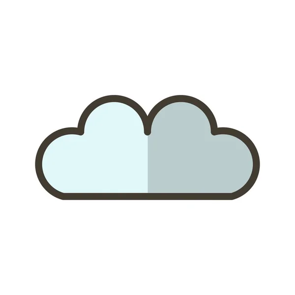Icône cloud vectoriel — Photo