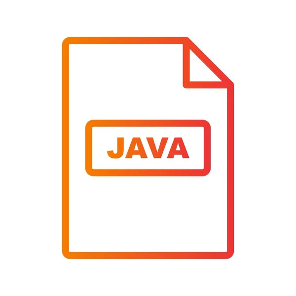 Illustration JAVA  Icon — Stock Photo, Image