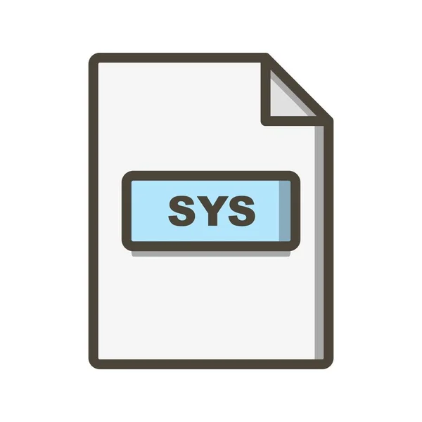 Illustration SYS  Icon — Stock Photo, Image