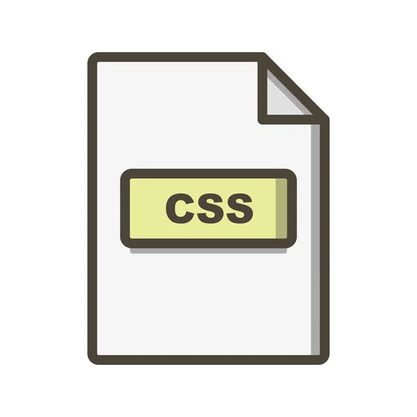 Illustrazione Icona CSS — Foto Stock