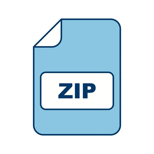 Ilustración Icono ZIP — Foto de Stock