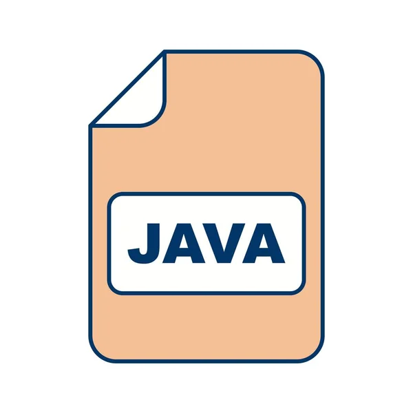 Піктограма Java на ілюстрації — стокове фото