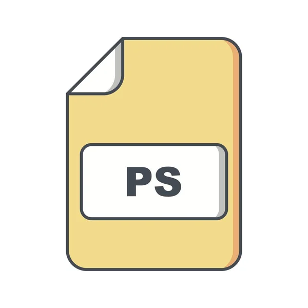 Ilustración PS Icon — Foto de Stock