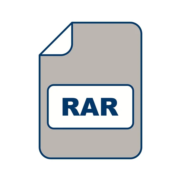 插图 Rar 图标 — 图库照片