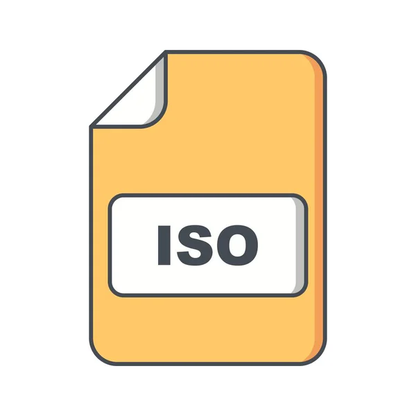 ISO-ikon för illustration — Stockfoto