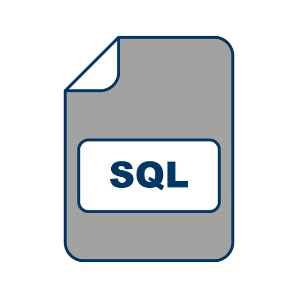 イラストレーション Sql アイコン — ストック写真