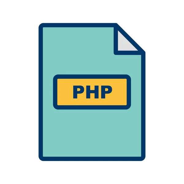 Ilustração PHP Ícone — Fotografia de Stock