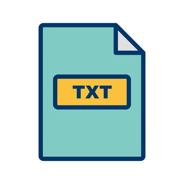 Иллюстрация иконы TXT — стоковое фото