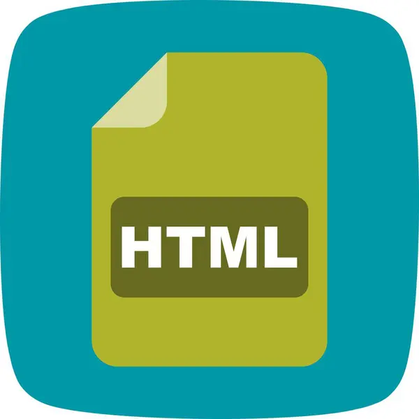 插图 Html 图标 — 图库照片