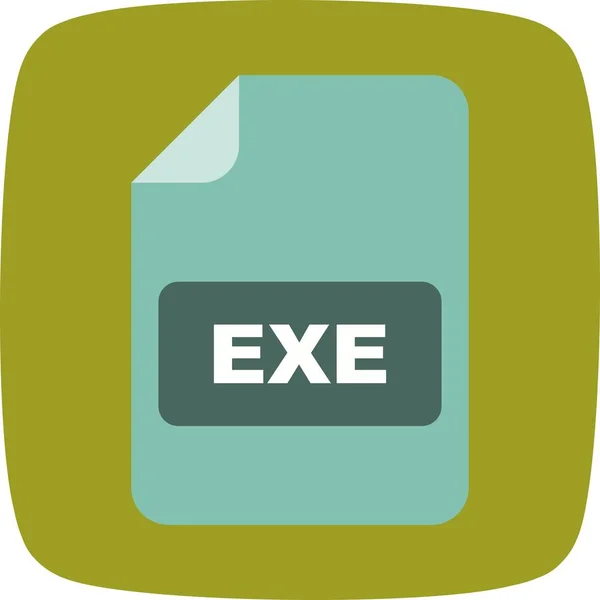 Εικονίδιο εικονιδίου exe — Φωτογραφία Αρχείου
