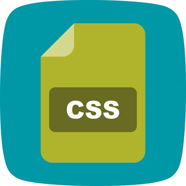 CSS-ikon för illustration — Stockfoto